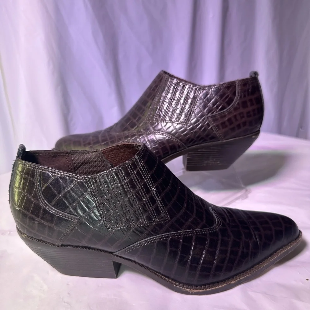 Zodiac Dark Brown Western Boots